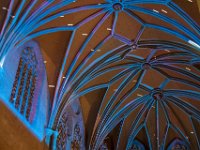 Deckenmalereien in der Andreaskirche : Eindruckvolle Illuminationen in St. Andreas, Lichtungen - 2018 Hildesheim